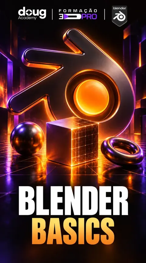 Cena criada no Blender
