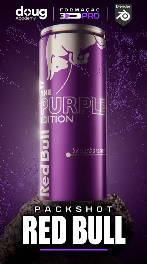 Capa do módulo Packshot Red Bull