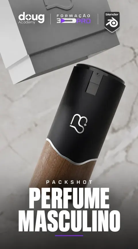 Capa do módulo Packshot perfume masculino
