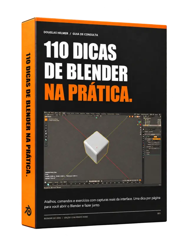 Box do ebook 110 Dicas de Blender na Prática